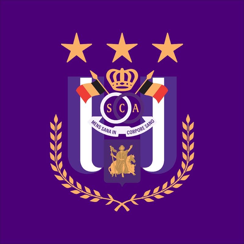 Logo của Anderlecht mang biểu tượng ngôi sao tượng trưng cho chiếc cúp
